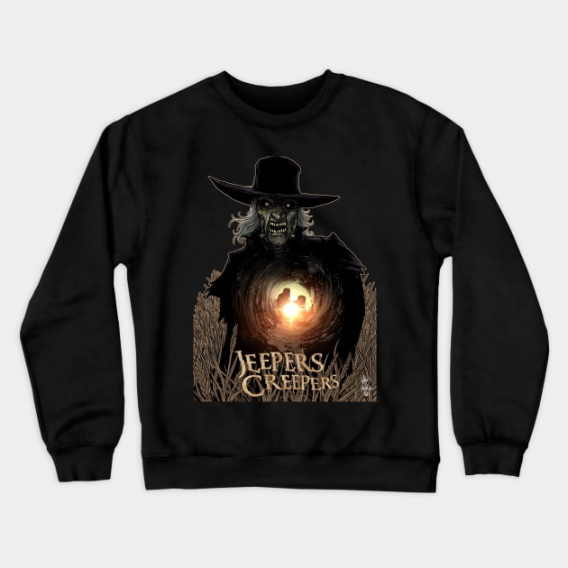 Jeepers Creepers Crewneck Sweatshirt by KenHaeser